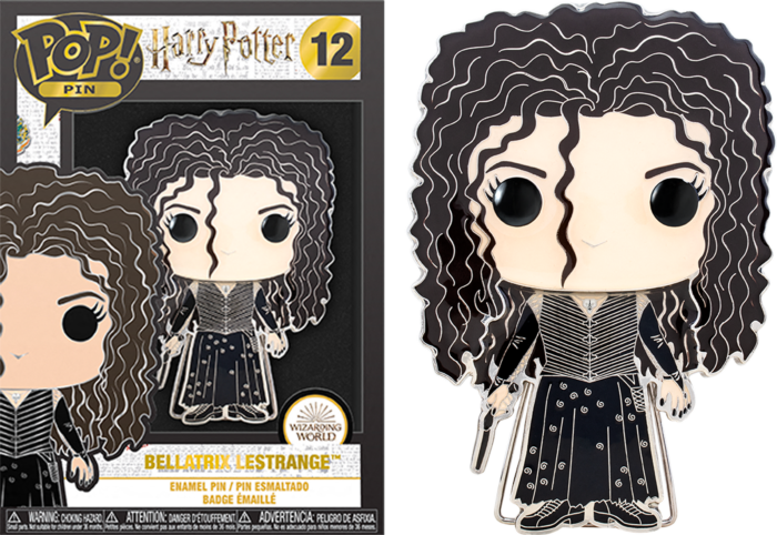 HARRY POTTER Pop Large Enamel Pin N° 12 Bellatrix Lestrange