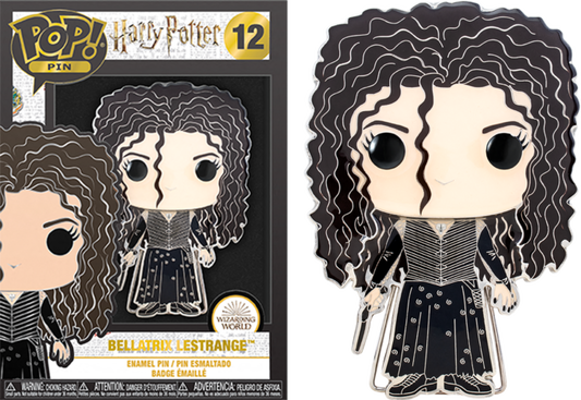 HARRY POTTER Pop Large Enamel Pin N° 12 Bellatrix Lestrange