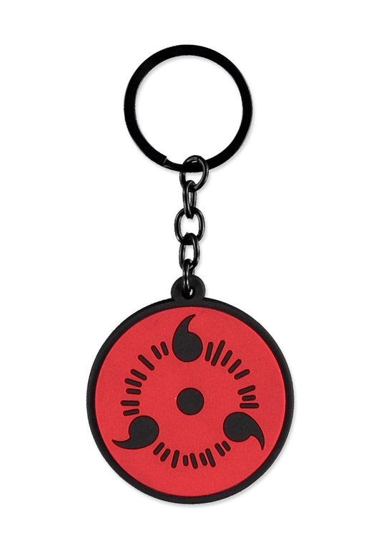 NARUTO Shippuden Sharingan Porte-clés en Caoutchouc