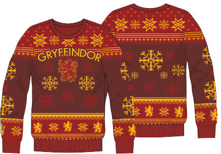 HARRY POTTER Gryffondor Pull de Noël Homme (S)