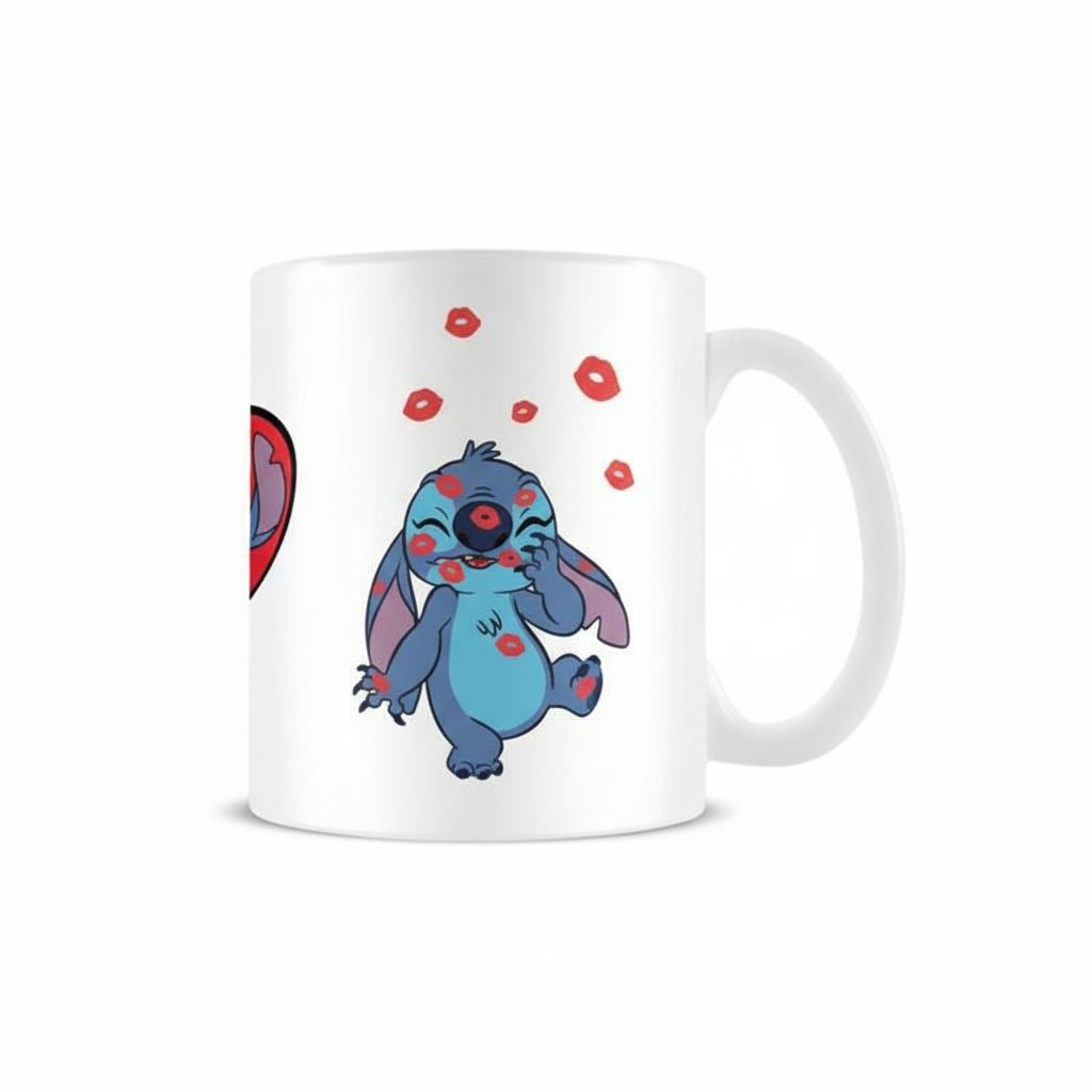 Lilo ir Stitch puodelis - Meilės Stitch