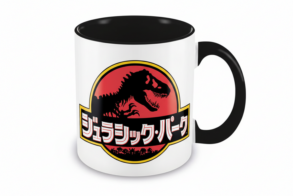 Hrnek Jurský park - Japonské logo 