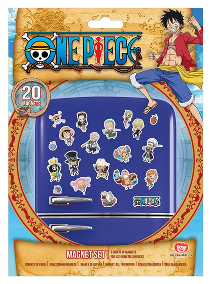 ONE PIECE Chibi Set de 20 magnets Serie 1 Chibi