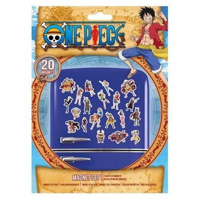 ONE PIECE Chibi Set de 20 magnets Serie 2 The Great Pirate Era