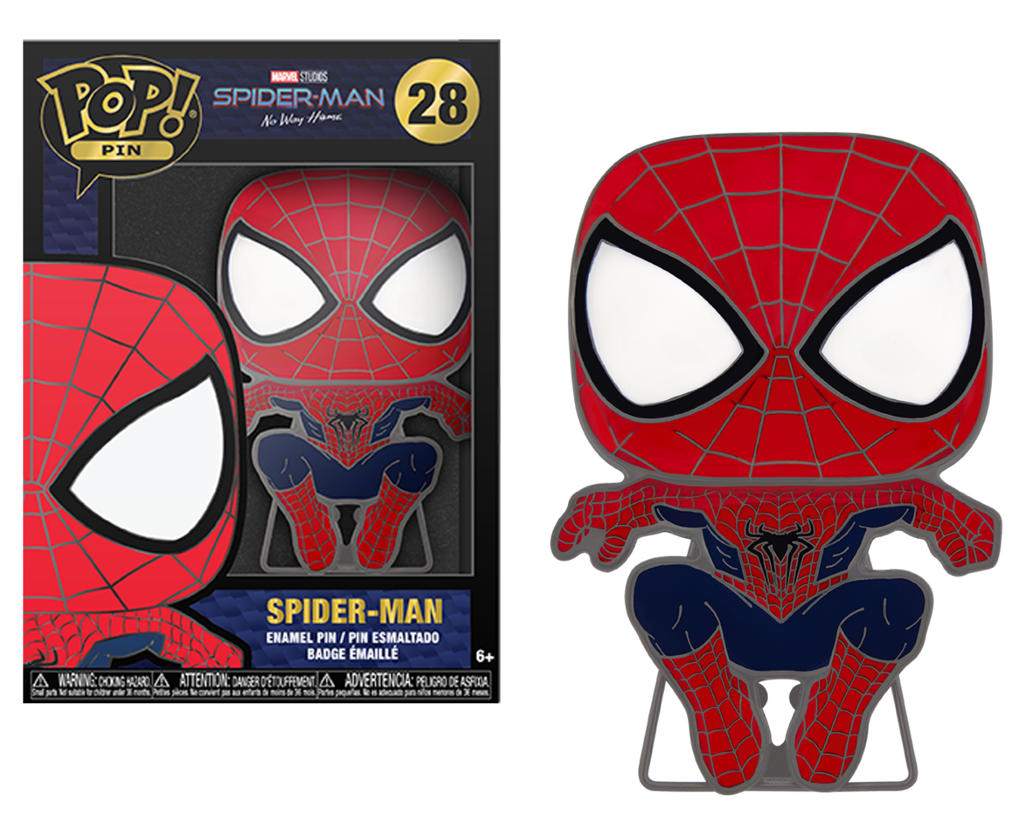 SPIDER-MAN Pop Large Enamel Pin N° 28 Andrew Garfield