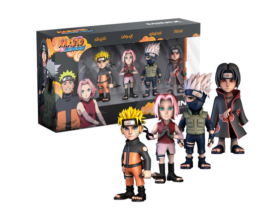 Pack de 4 Figurines Naruto Shippuden