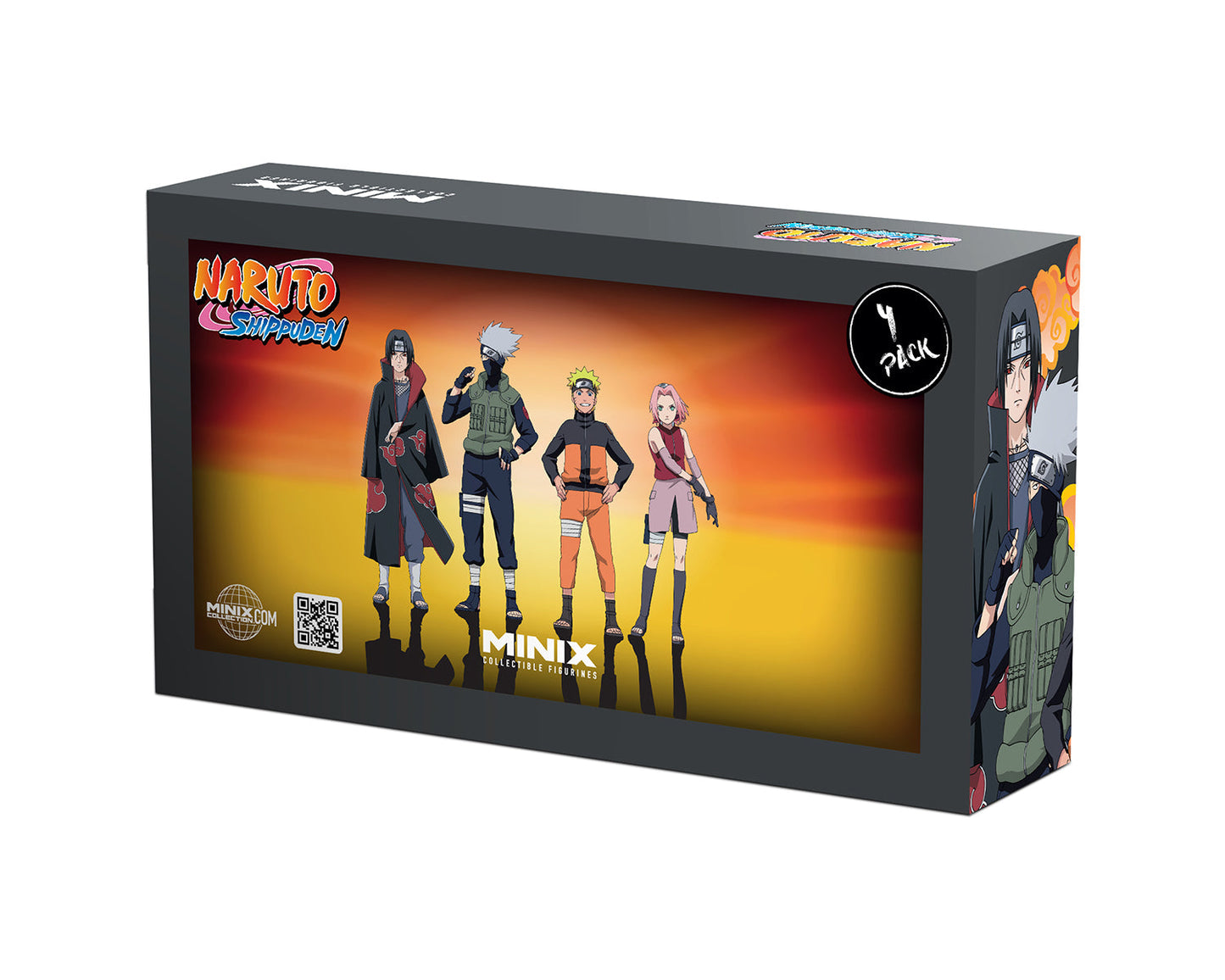 Pack de 4 Figurines Naruto Shippuden