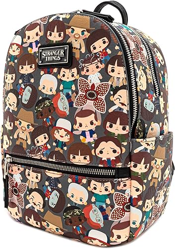 STRANGER THINGS Chibi AOP Mini Sac à dos LoungeFly