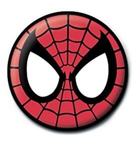 SPIDER-MAN Eyes Button Badge 25mm