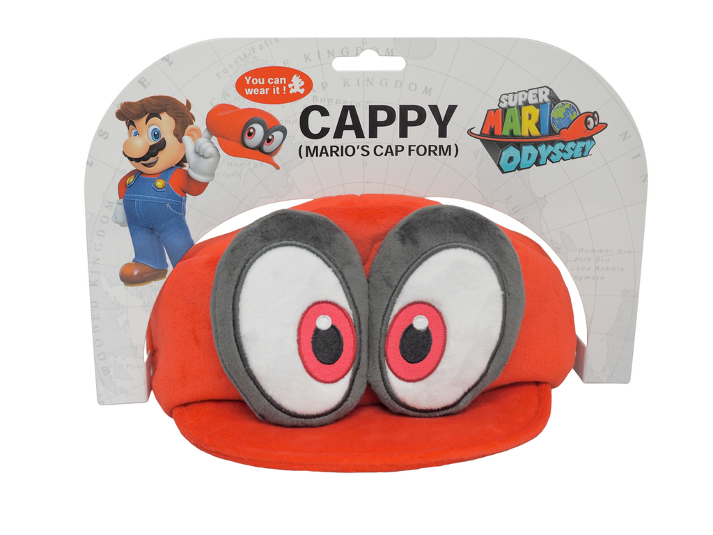 Plyšová hračka Super Mario Odyssey - Mario čepice