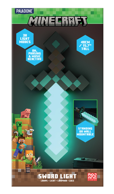 Minecraftová lampa - Diamantový meč