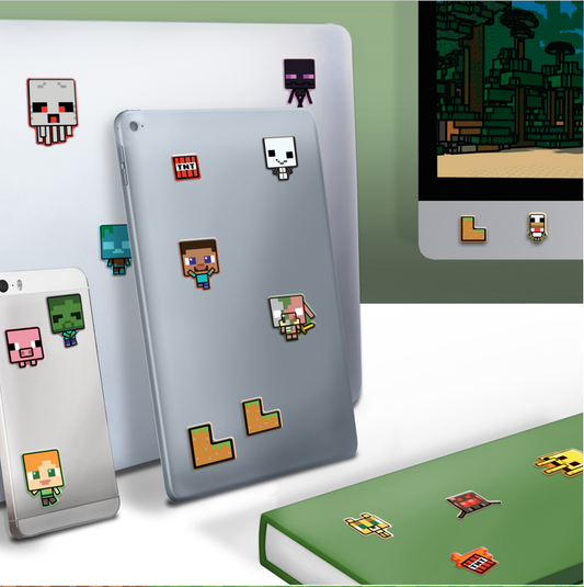 MINECRAFT Puffy Gadget Decals