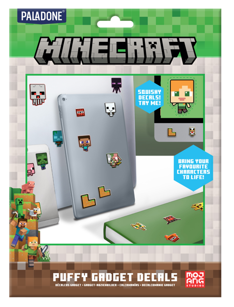 Samolepky na vychytávky Minecraft - Puffy - PŘEDOBJEDNÁVKA*