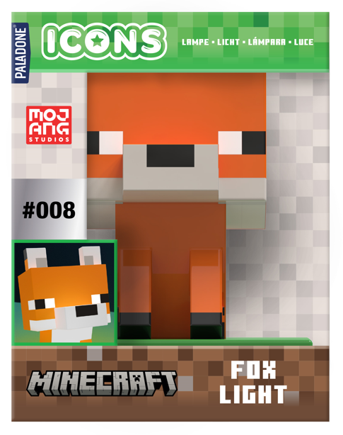 Minecraft ikonu lampa - Fox - IEPRIEKŠPASŪTĪJUMS*