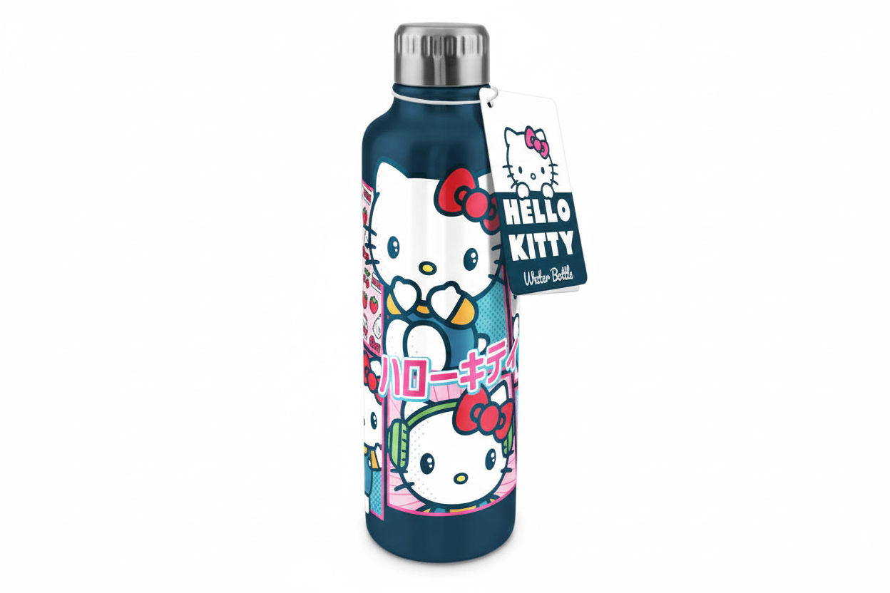 Borraccia in metallo Hello Kitty - PRE-ORDINE*