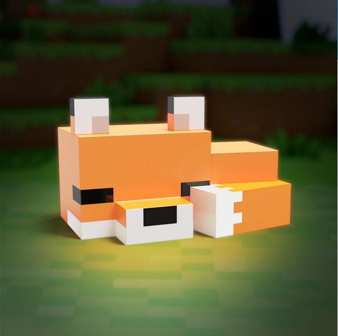 Minecraft lampa - Lapsa