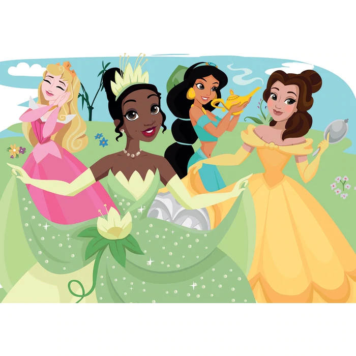 Iloinen väripalapeli Disney Prinsessat