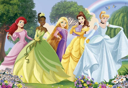 DISNEY - Prinsesser - Super Farvepuslespil 180P