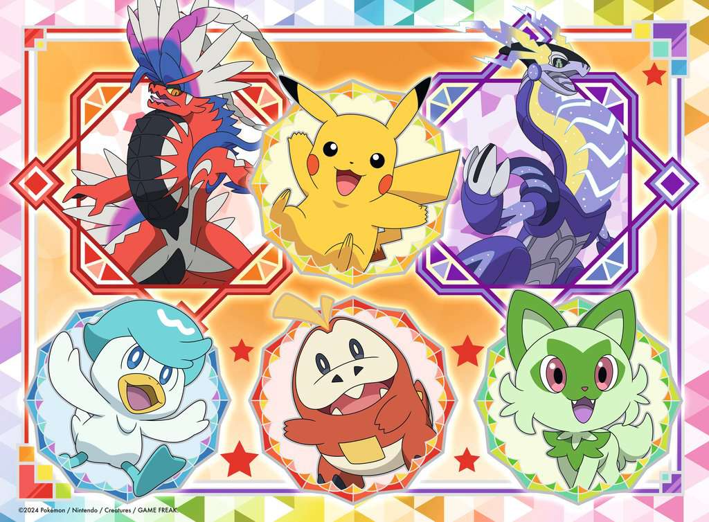 Pokémon kirakós - Skarlátvörös és Lila
