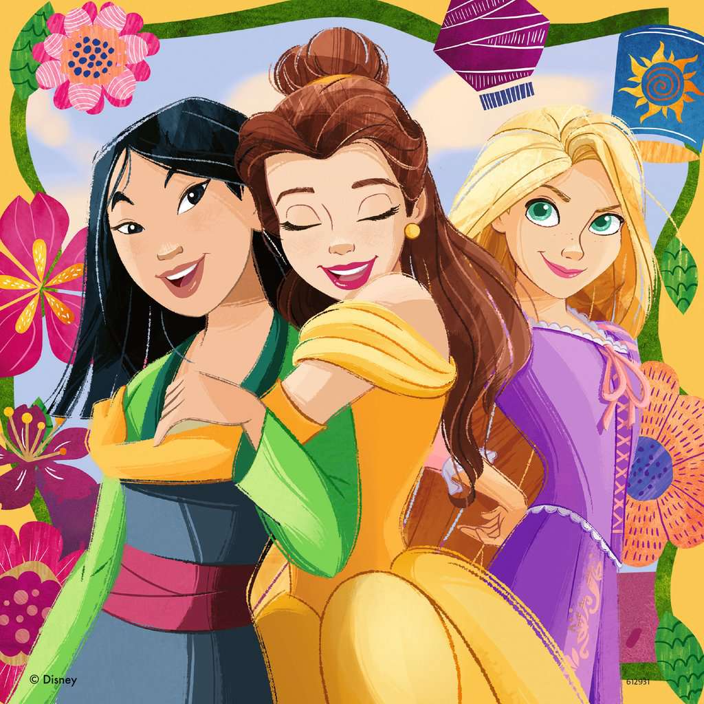Disney princesės dėlionė – merginos galia