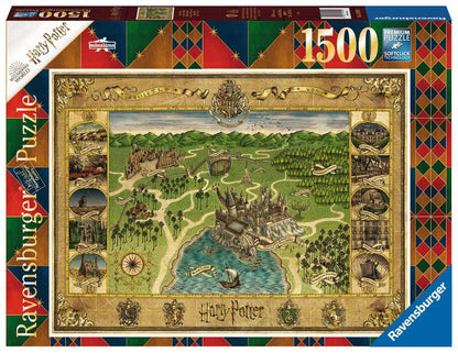 Puzzle Harry Potter - Carte de Poudlard