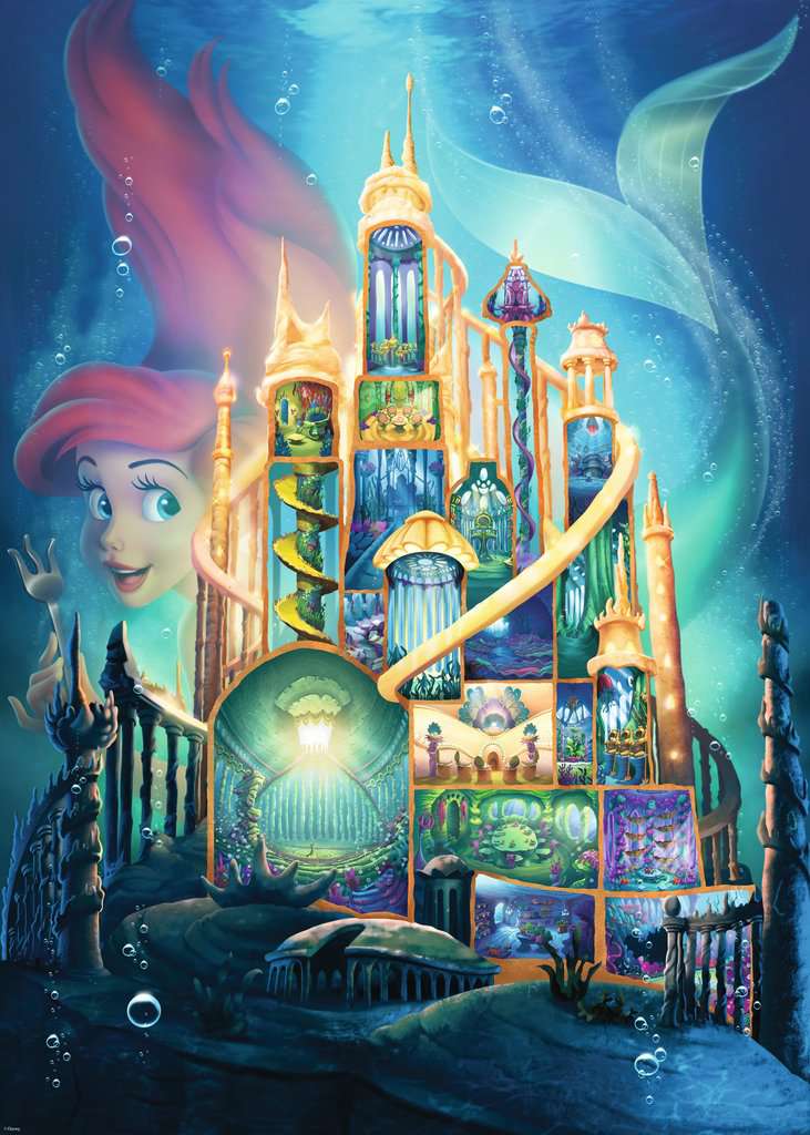Disney pils kolekcijas puzle - Ariela 