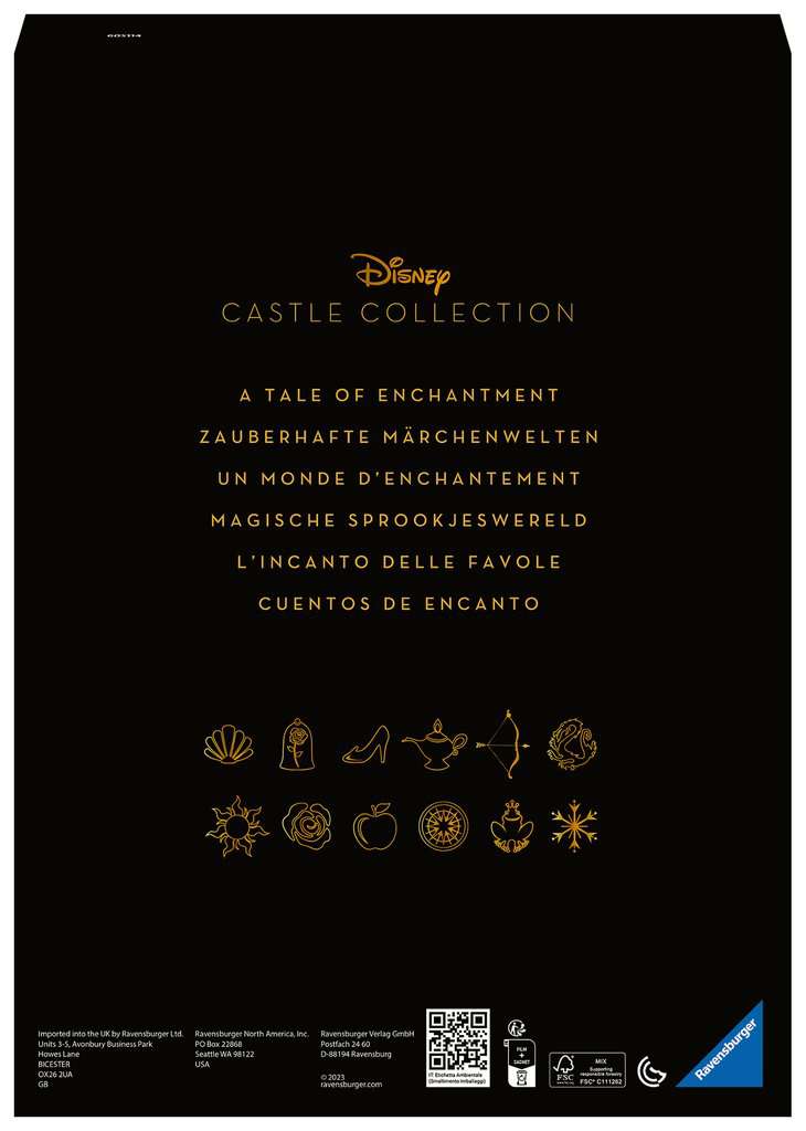 Disney pils kolekcijas puzle - Ariela 