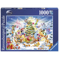 DISNEY Puzzle 1000P Noël avec Disney Ravensburger