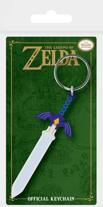 ZELDA Porte-Clés Caoutchouc Master Sword