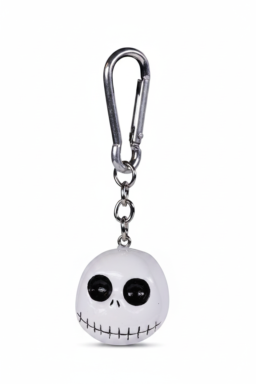 Jack Skellington 3D Nøglering - Hoved 
