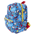 HELLO KITTY 50ème Anniv. Mini Sac à Dos carré en Nylon LoungeFly
