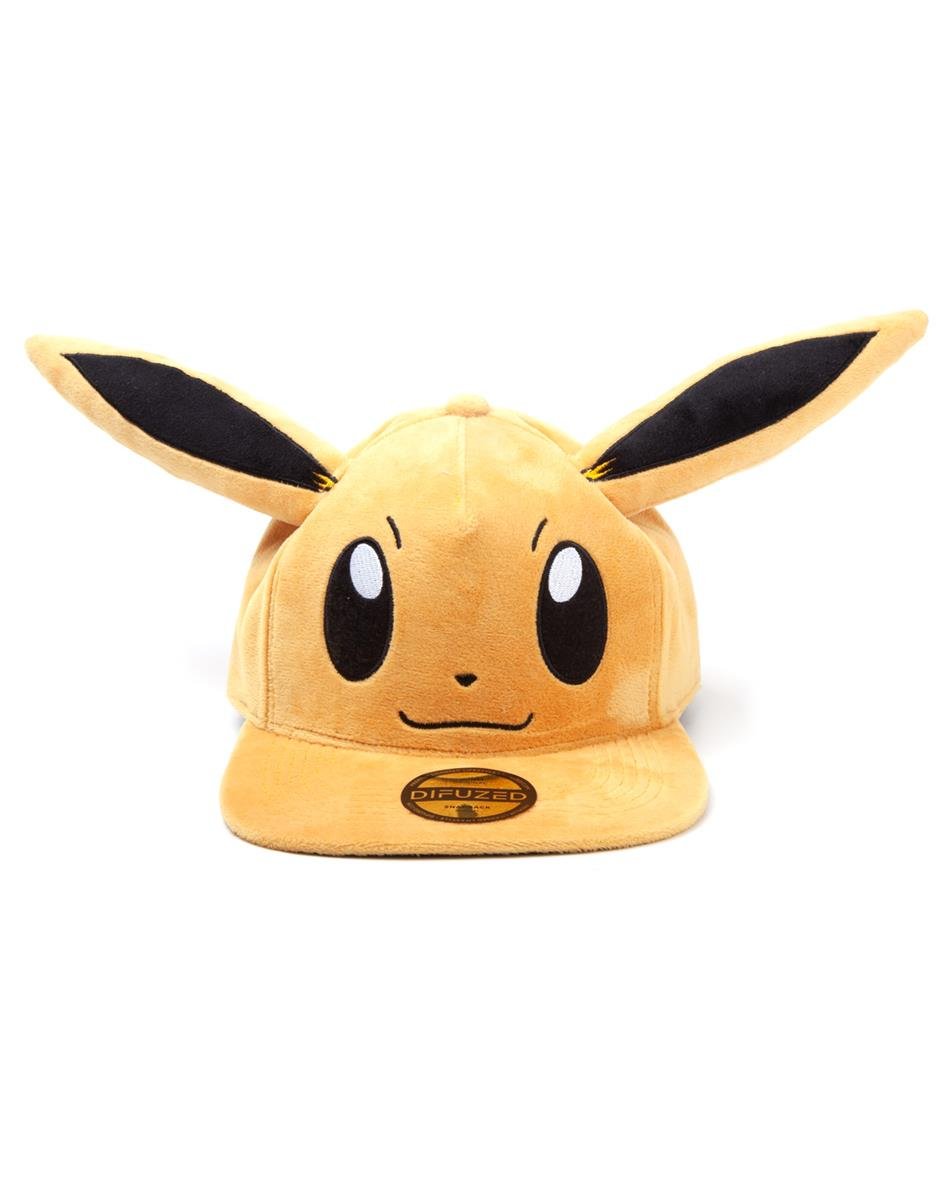 POKEMON Evoli Casquette Snapback Premium Plush