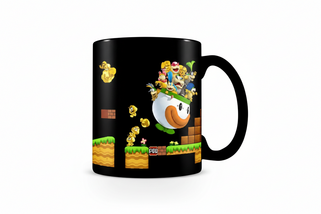 Mario Bros. Termoreaktív Bögre - Gold Coin Rush 