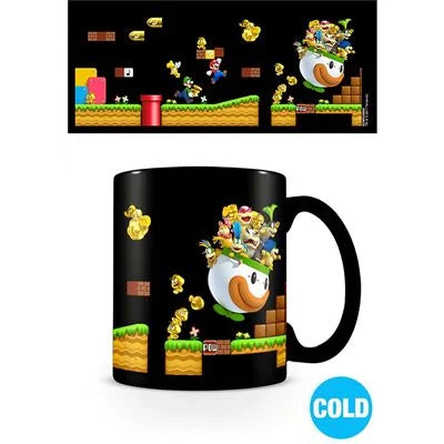 Mario Bros. Termoreaktív Bögre - Gold Coin Rush 