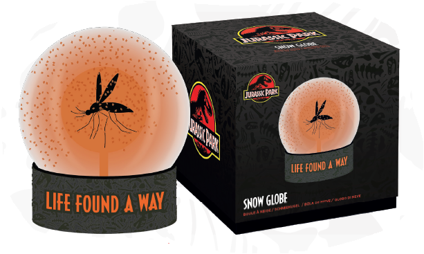 JURASSIC PARK Moustique Boule à Neige 65mm