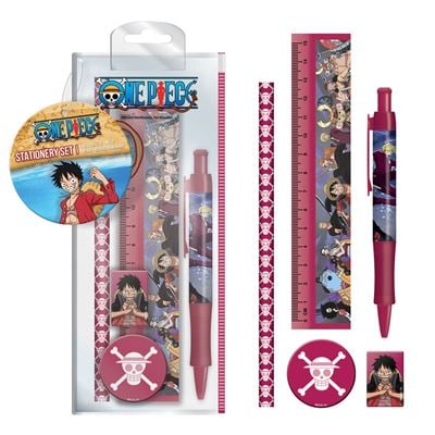 ONE PIECE Equipage Chapeau de paille Set papeterie