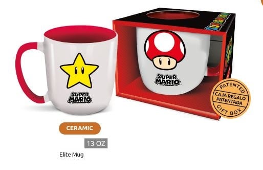 SUPER MARIO Symboles Mug Elite Intérieur Coloré 384ml