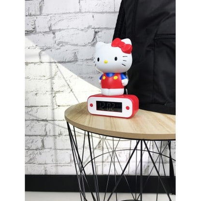 HELLO KITTY Réveil avec lampe LED 17cm