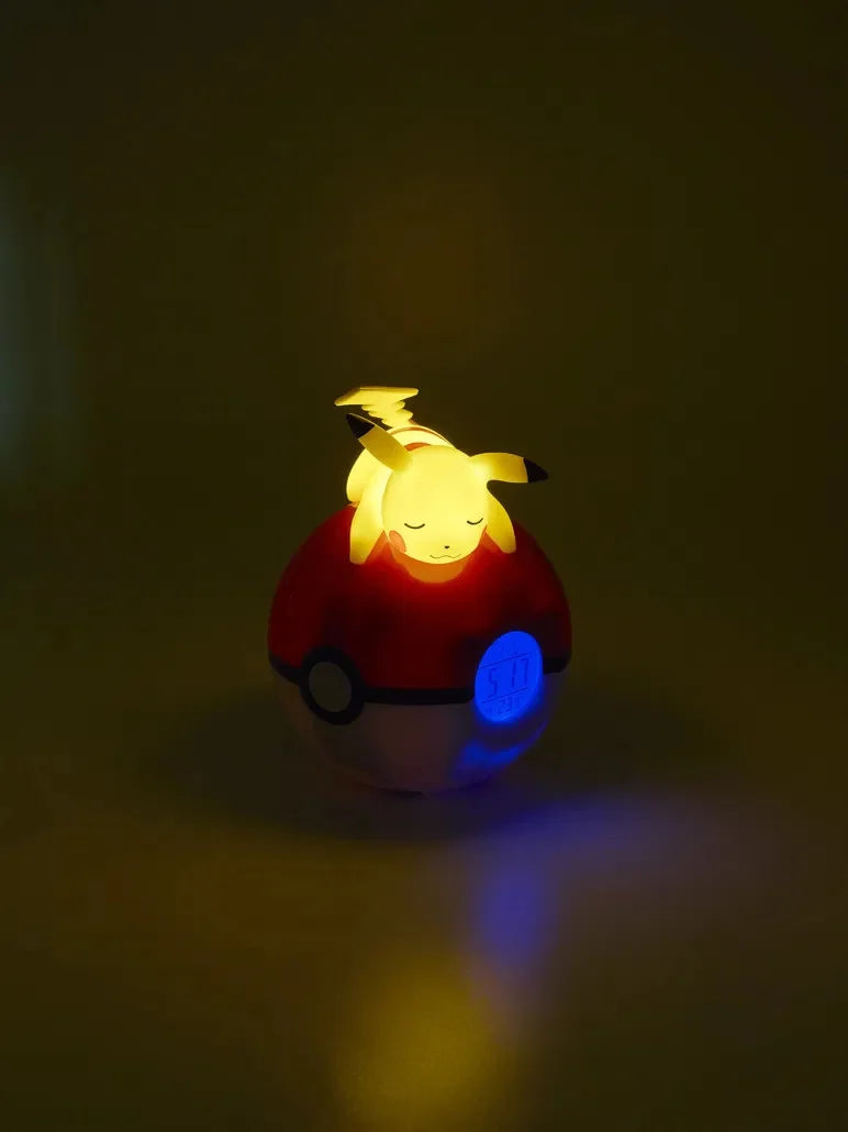 Pokémon lampa s budíkem - Pikachu 