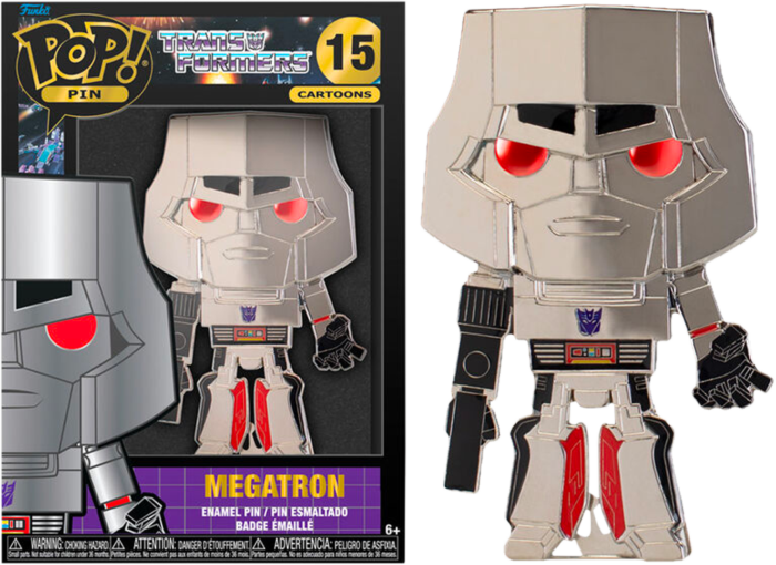 TRANSFORMERS Pop Large Enamel Pin N° 15 Megatron