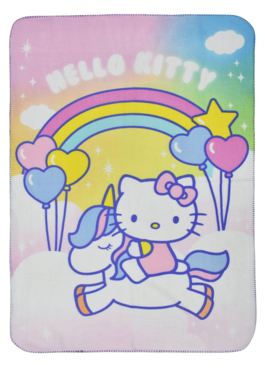 HELLO KITTY Plaid Polaire 100% Polyester '100x140cm'