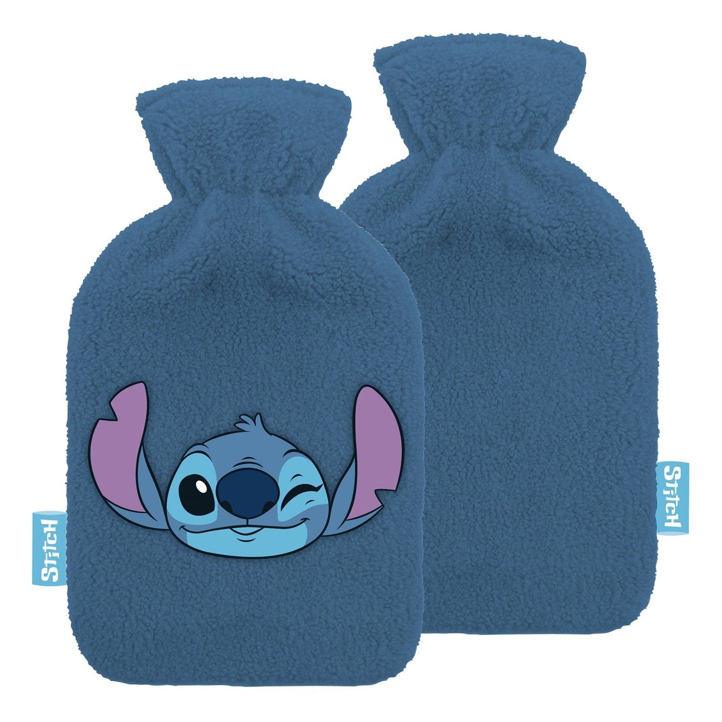 STITCH Bouillotte Peluche & Brodée