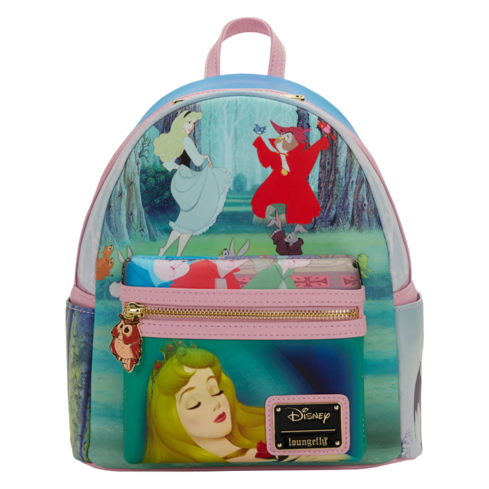 DISNEY Sleeping Beauty Princess Sac à dos LoungeFly '23x27x11cm'