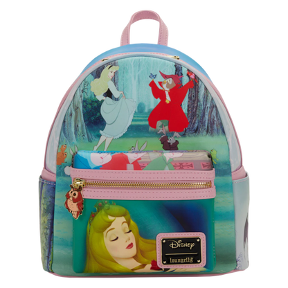 DISNEY Sleeping Beauty Princess Sac à dos LoungeFly '23x27x11cm'