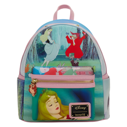 DISNEY Sleeping Beauty Princess Sac à dos LoungeFly '23x27x11cm'