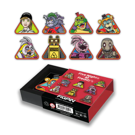 Tajemnicze mini piny Five Nights at Freddy's