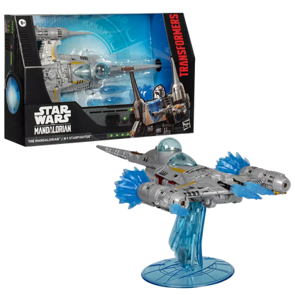 transformers collaborative star wars the mandalorian™ n 1 starfighter hasbro