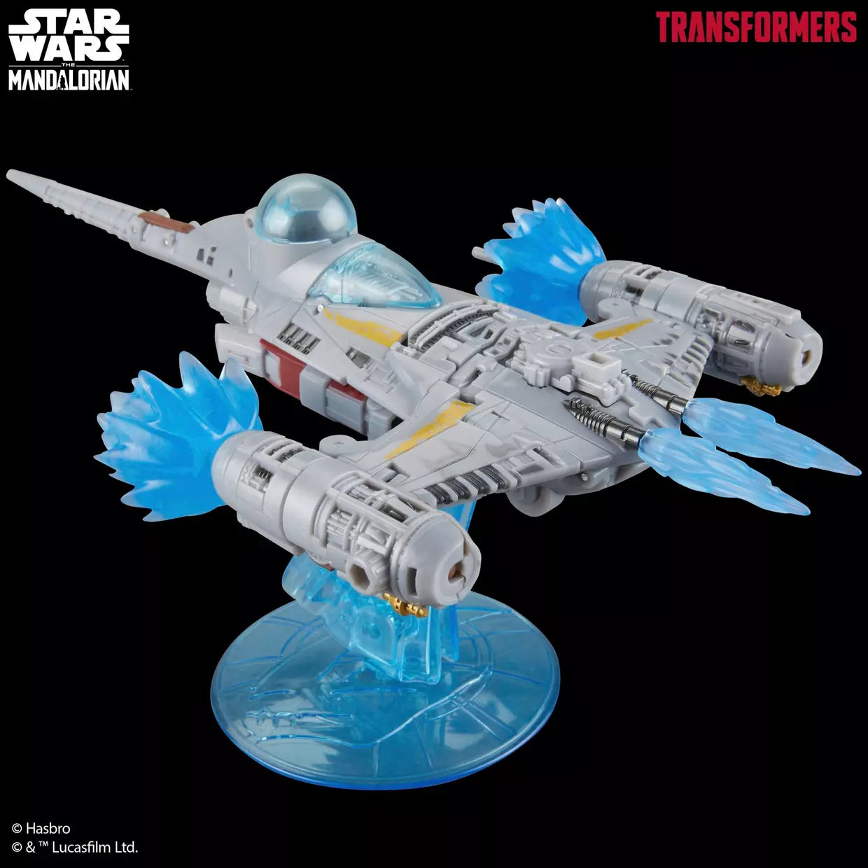 transformers collaborative star wars the mandalorian™ n 1 starfighter hasbro