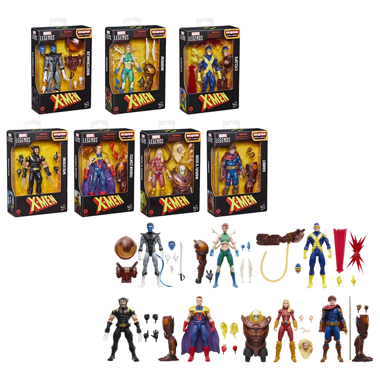 marvel legends series x treme x men wolverine hasbro