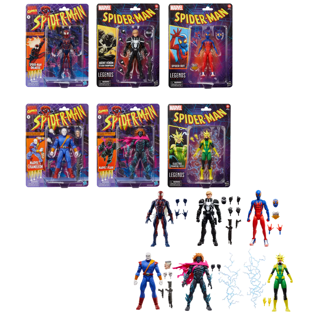 marvel legends series spider man unlimited hasbro